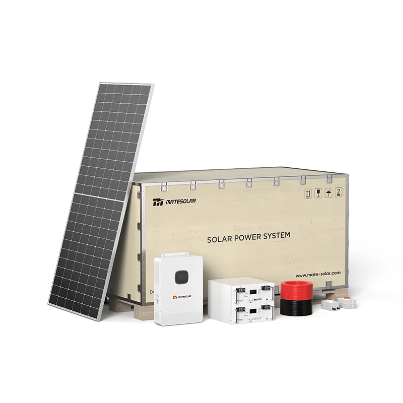 10KW off-grid solar system with battery storage for reliable, sustainable home energy independence.