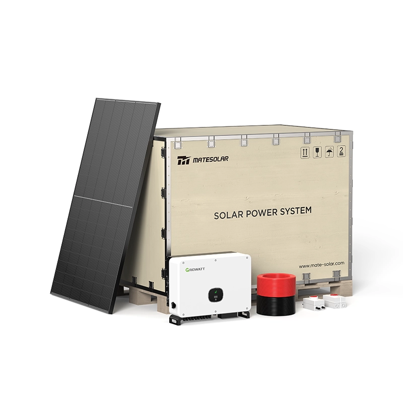 30KW grid-tied solar system with 3-phase inverter, ideal for home energy independence. High efficiency, seamless integration and reliable performance. Compact design, intelligent monitoring and scalable for future needs.
