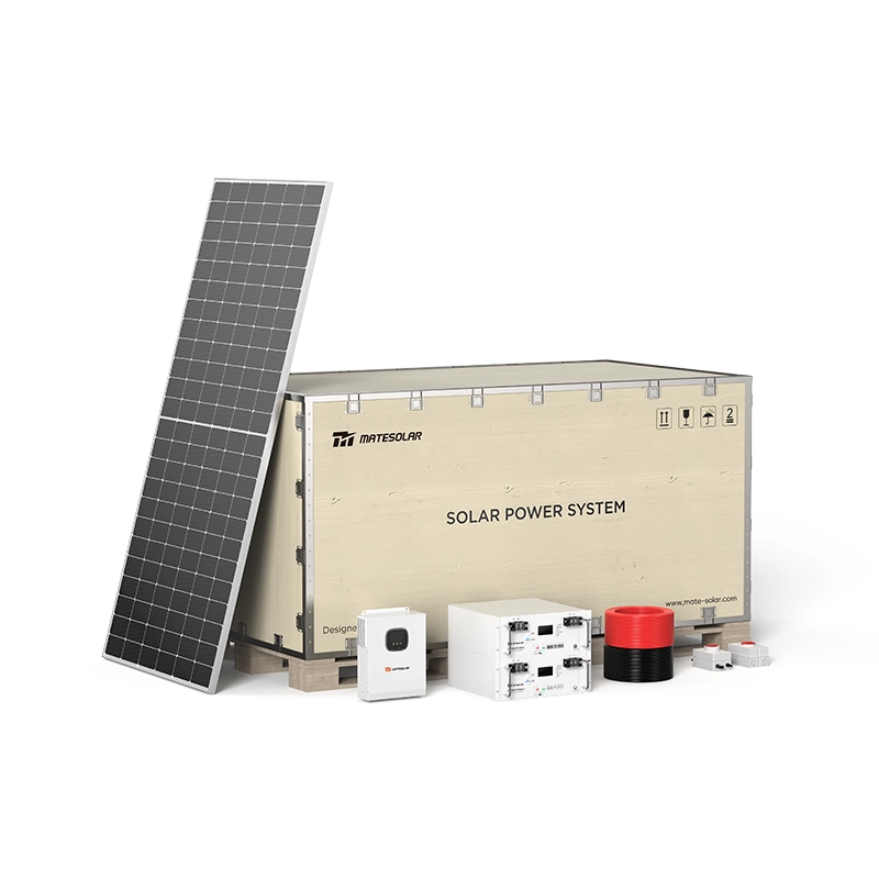 5KW off-grid solar kit: High efficiency panels, 10KWh battery storage and pure sine wave inverter for reliable, independent power. Ideal for homes, easy installation, durable performance.
