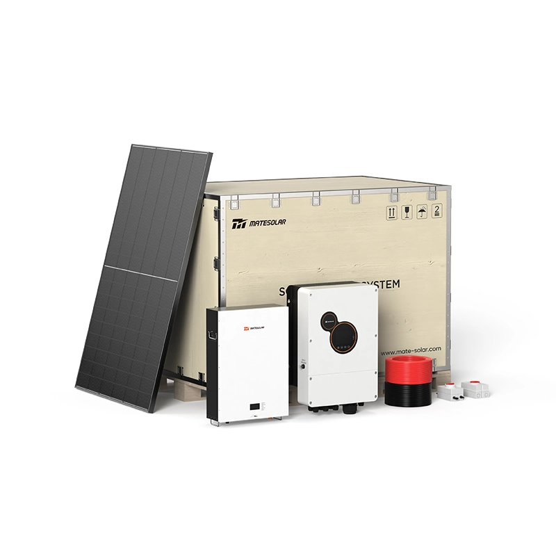 8KW Hybrid Solar System with LiFePO4 Battery with efficient, reliable home energy storage for sustainable energy independence.