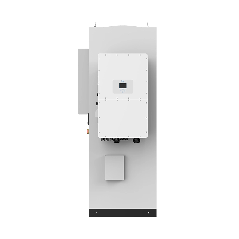 60kWh outdoor solar storage system with compact, integrated power unit for efficient renewable energy management.