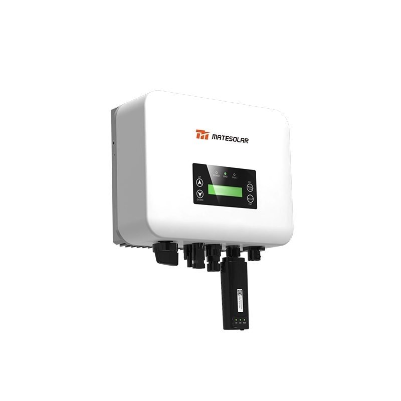 1-3kW On-Grid Solar Inverter, Single Phase, WiFi enabled, Backflow prevention control for efficient PV systems.
