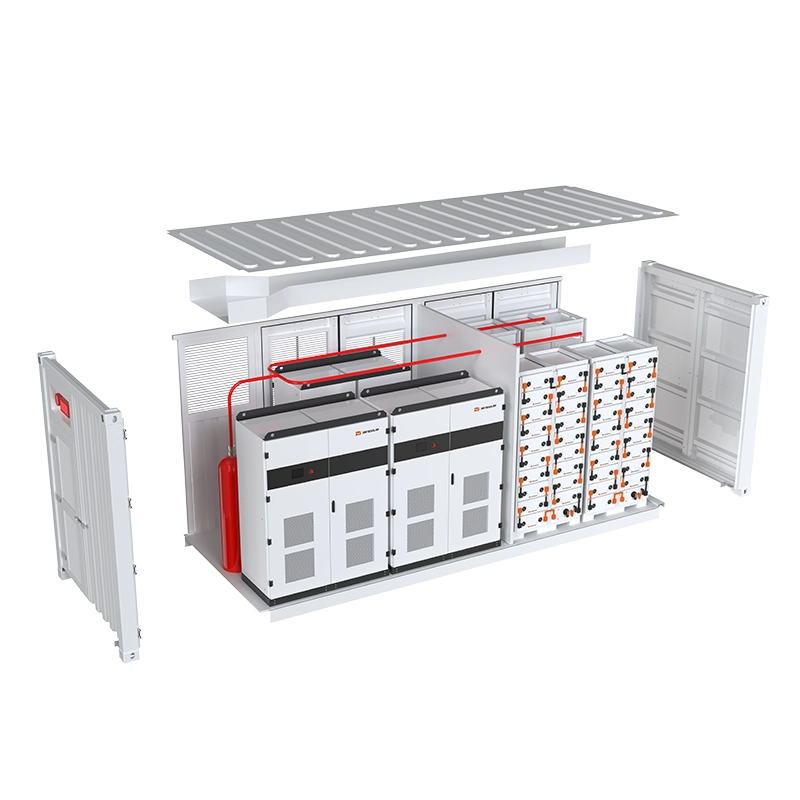20ft Container 500kW 1MWh integrated energy storage device with solar energy storage system for grid stabilization