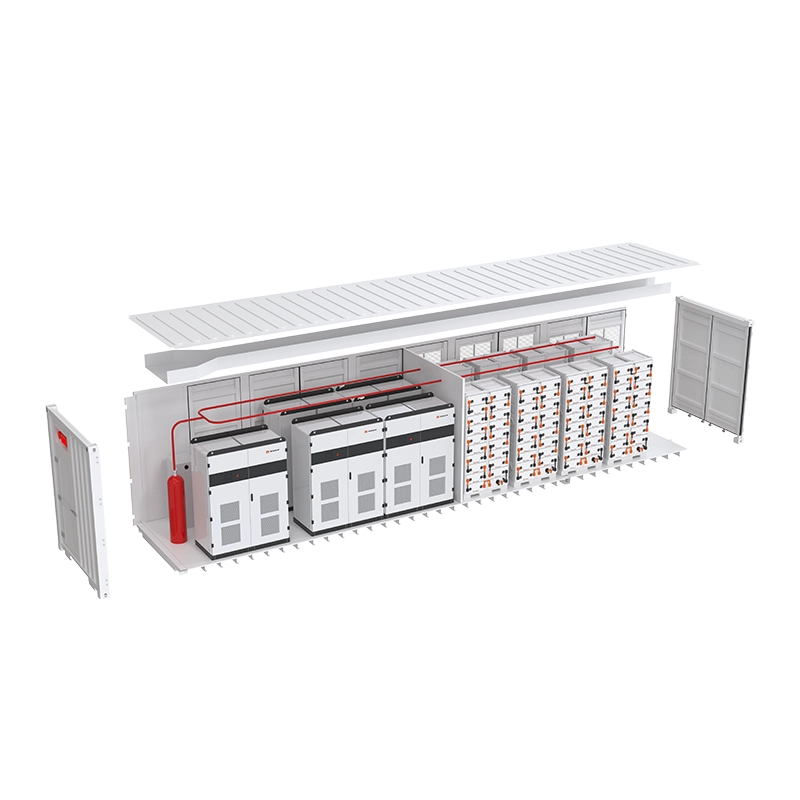Scalable 40ft integrated ESS with 1MWh 2MWh solar-powered capacitor for grid and microgrid storage solutions