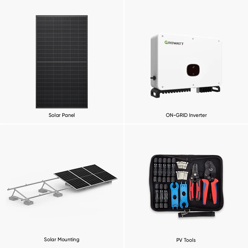 Trending Now Cost Efficient Industrial 50KW On Grid Solar System.