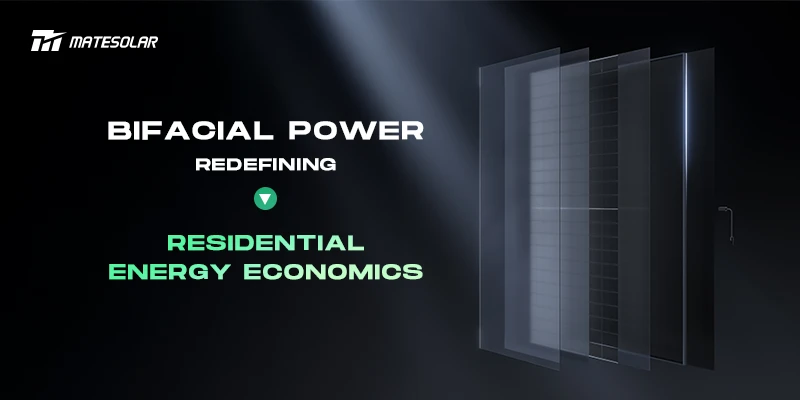 Bifacial Power: Como a energia solar bifacial redefine a economia energética residencial