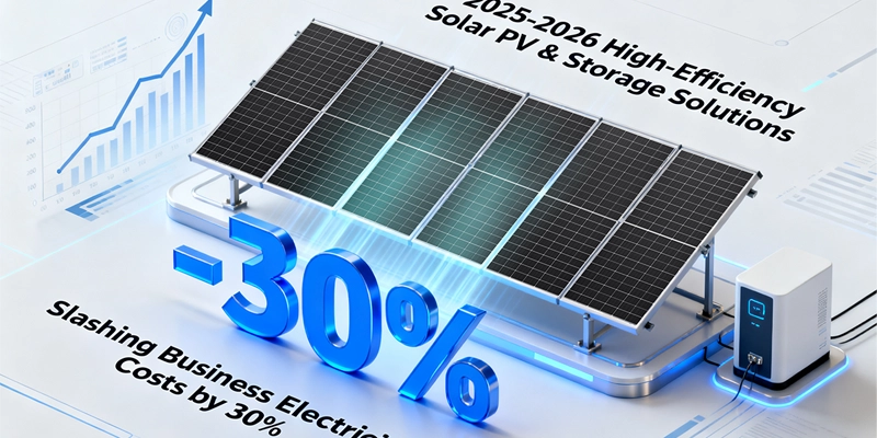 2025-2026 High-Efficiency Solar PV & Storage Solutions: A Practical Guide to Slashing Business Electricity Costs by 30%