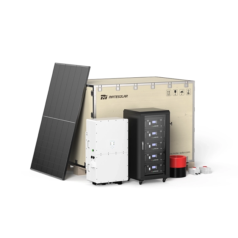 EU Commercial 50KW Hybrid Solar System Bestseller with Lithium Battery.