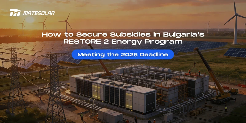 Meeting the 2026 Deadline: How to Secure Subsidies in Bulgaria’s RESTORE 2 Energy Program