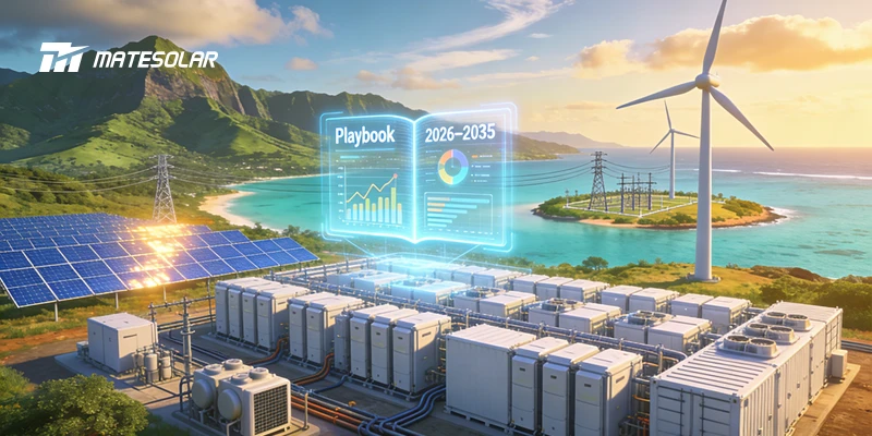 The New Caledonia BESS Playbook 2026-2035: Sizing Industrial Storage for the 50% RE Mandate and Island Grid Defection