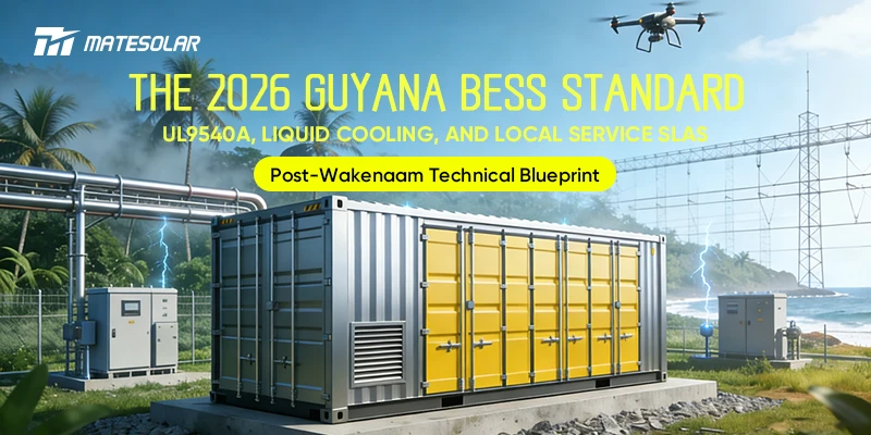 After Wakenaam: How to Specify UL9540A-Certified, Tropical-Hardened BESS in Guyana – A 2026 Investor’s Safety & Reliability Blueprint