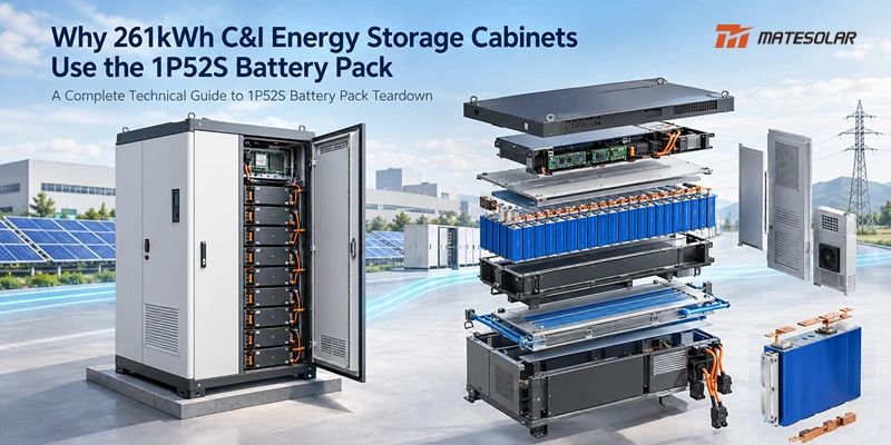 Why 261kWh C&I Energy Storage Cabinets Use the 1P52S Battery Pack: A Complete Technical Guide to 1P52S Battery Pack Teardown